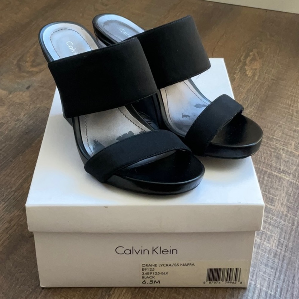 Calvin Klein Orane Cork Sandals